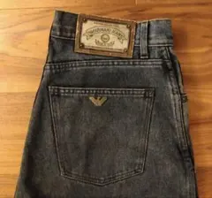 アルマーニ ジーンズ ダークブルーストレートデニム