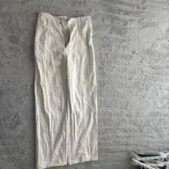 ホワイト　パンツ　サイズM