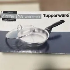 Tupperware ステンレス鋼フライパン 20cm ガラス蓋付き Tupperware ステンレス鋼フライパン 20cm ガラス蓋付き - メルカリ