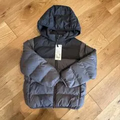 【UNIQLO】パフテック　ウォッシャブルパーカ　120 ダークグレー