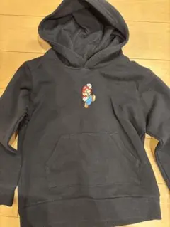 スーパーマリオ パーカー 黒