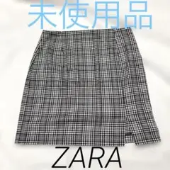 ZARA チェック柄　ミニスカート