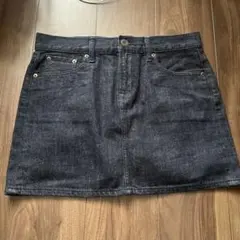 デニムミニスカート インディゴブルーW67