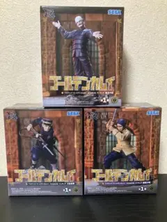 ゴールデンカムイ XrossLink フィギュア 鶴見中尉 鯉登少尉 月島軍曹