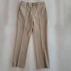 美品　UNIQLO　ユニクロ　ヒートテック　タックパンツ　ベージュ　S