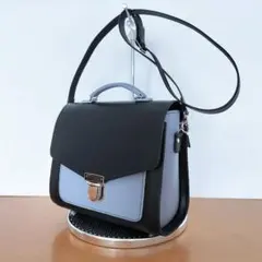 美品 ザッチェルズ シュガーキューブ ハーモニー バイカラー 2way本革 