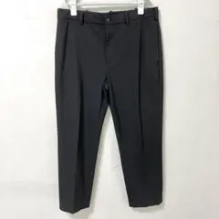 ユニクロ EZYアンクルパンツ ウールライク 2WAY ストレッチ ブラック M