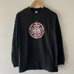 未使用　INDEPENDENT NHS 黒タグ　アイアンクロス　ロンT