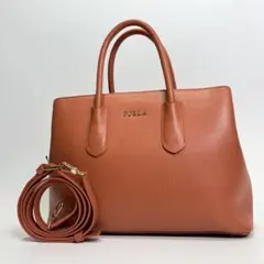 【極美品】FURLA TESSA 2way ハンドバッグ ショルダーバッグ