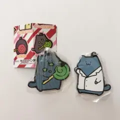 お文具といっしょ 猫さん ラバーキーホルダー