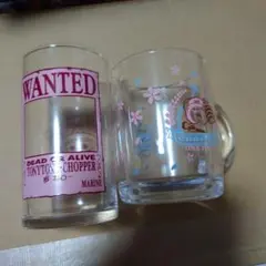 トニートニー・チョッパー WANTED ガラスマグ コップセット