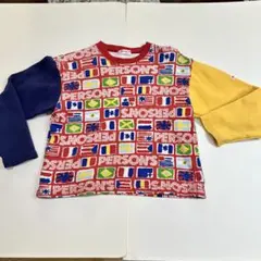 ★PERSON'S KIDS★国旗モチーフトレーナー★130cm★のサムネイル