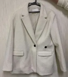 美品　Chico アイボリー コート、アウター