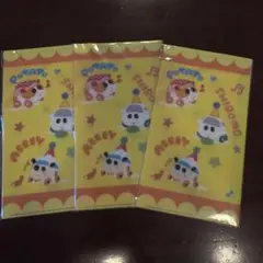 ぷいぷいモルカー　東武動物公園コラボ　チケットファイル3点セット