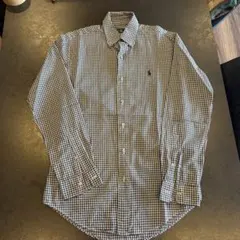 メンズラルフローレンチェックシャツ