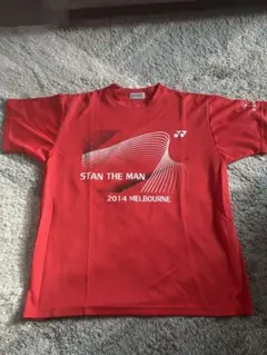 YONEX ヨネックス スタン ワウリンカ 2014 メルボルン Tシャツ