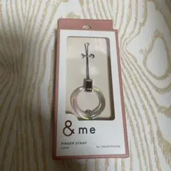 &me フィンガーストラップ オーロラシルバー ELECOM