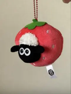 【未使用】ひつじのショーン いちご マスコット