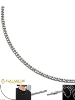Avalanche　アバランチ　マイアミネックレス幅2mm50センチ Avalanche アバランチ マイアミネックレス幅2mm50センチ - メルカリ