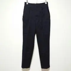 フレームワーク CHINO CROSS ハイウエストパンツ テーパード 黒