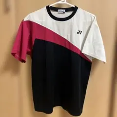YONEX Lサイズ Tシャツ ホワイト/レッド/ブラック