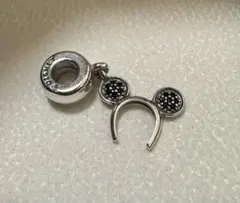 PANDORA ミッキー カチューシャ ディズニー チャーム シルバー S925のサムネイル