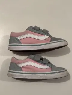 Vans バンズ オールドスクール 水色/ピンク　海外購入 15cm