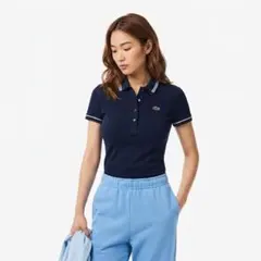 [未使用]LACOSTE ラコステ ポロシャツ ネイビー 36のサムネイル