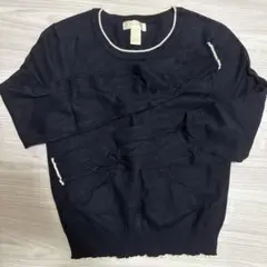 【Forever 21】ネイビー クルーネックニット 長袖