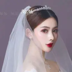 新品キュービックジルコニアティアラ ヘッドドレスブライダル ウェディング高品質