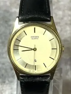 CITIZEN シチズン 3630-361709 ゴールド クォーツ 腕時計稼働