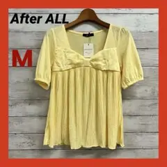 新品 After ALL 半袖 カットソー M イエローのサムネイル