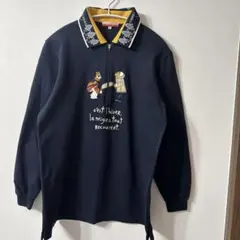 [美品]カステルパジャック　ポロシャツ　ネイビー