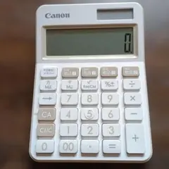 Canon キヤノン 電卓 LS-105WUC 10桁 ミニ卓上電卓