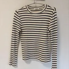 長袖ストライプTシャツのサムネイル