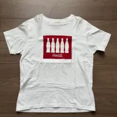 コカコーラボトルデザイン Tシャツ Mのサムネイル