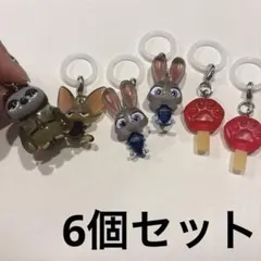 ズートピア　めじるしアクセサリー　6個