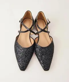 アンクルクロスセパレート フラット10↓↑ / グリッター / 新品