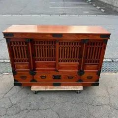 古い棚 水屋箪笥 飾り棚 茶棚 木製 昭和レトロ 古道具 アンティーク 2025年最新】Yahoo!オークション -水屋箪笥(アンティーク