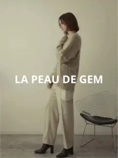 〈 LA PEAU DE GEM 〉22AW leather piping PTのサムネイル