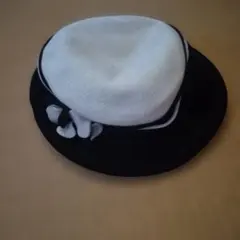 maxim ブラック・ホワイト フェルトハット