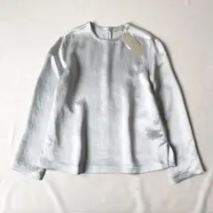 【新品未使用】セオリーリュクス　エルバ サテン カリ ブラウス　2025年モデル