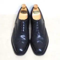 旧チャーチ　ブリスベン　ブラックレザー ウィングチップシューズ　ラスト73 7.0F 73ラスト チャーチ ウイングチップ ブラック レザー