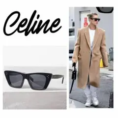 【KEIJU着用】 CELINE セリーヌ サングラス キャットアイ ブラック KEIJU着用】 CELINE セリーヌ サングラス キャットアイ ブラック