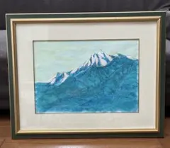 永森一郎 頂 白馬 絵画 日本画 サイン 落款 額サイズ 42cm35cm - メルカリ