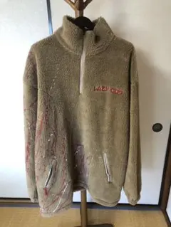 111 LAZY GOD 日本製 LG-HZ001 ボアフリース ハーフジップ