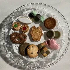 撮影小物に◎ フェイククッキー11種セット フェイクスイーツ ディスプレイ用