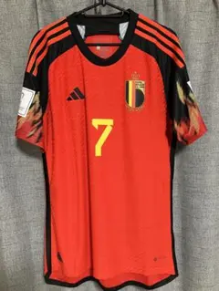 新品タグ付】2026 ベルギー代表 ホームユニフォーム #9 ルカク (XL