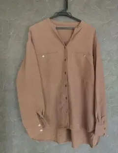 &.NOST 長袖シャツ ブラウン