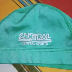 セントラルスポーツ　スイミング緑　帽子　L